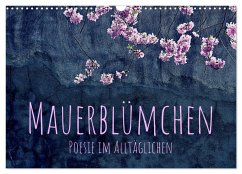 Mauerblümchen - Poesie im Alltäglichen (Wandkalender 2025 DIN A3 quer), CALVENDO Monatskalender