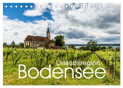Urlaubsregion Bodensee (Tischkalender 2025 DIN A5 quer), CALVENDO Monatskalender