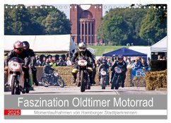 Faszination Oldtimer Motorrad - Momentaufnahmen von Hamburger Stadtparkrennen (Wandkalender 2025 DIN A4 quer), CALVENDO Monatskalender - Calvendo;Käufer, Stephan