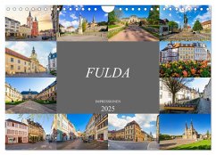 Fulda Impressionen (Wandkalender 2025 DIN A4 quer), CALVENDO Monatskalender
