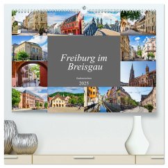 Freiburg im Breisgau Impressionen (hochwertiger Premium Wandkalender 2025 DIN A2 quer), Kunstdruck in Hochglanz