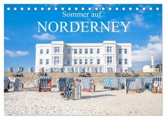 Sommer auf Norderney (Tischkalender 2025 DIN A5 quer), CALVENDO Monatskalender
