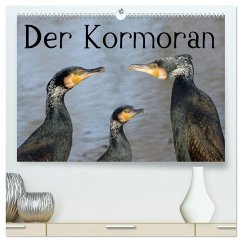 Der Kormoran (hochwertiger Premium Wandkalender 2025 DIN A2 quer), Kunstdruck in Hochglanz