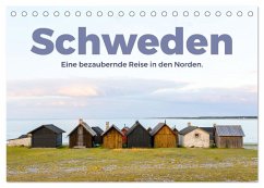 Schweden - Eine bezaubernde Reise in den Norden. (Tischkalender 2025 DIN A5 quer), CALVENDO Monatskalender