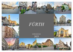 Fürth Impressionen (Tischkalender 2025 DIN A5 quer), CALVENDO Monatskalender