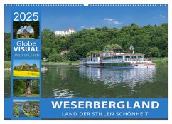 WESERBERGLAND - Land der stillen Schönheit (Wandkalender 2025 DIN A2 quer), CALVENDO Monatskalender - Calvendo;VISUAL, Globe