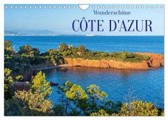 Wunderschöne Côte d'Azur (Wandkalender 2025 DIN A4 quer), CALVENDO Monatskalender