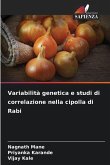 Variabilità genetica e studi di correlazione nella cipolla di Rabi