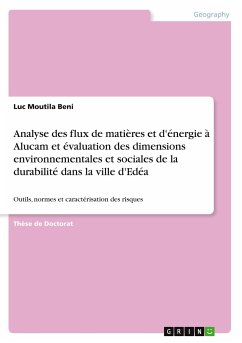 Analyse des flux de matières et d'énergie à Alucam et évaluation des dimensions environnementales et sociales de la durabilité dans la ville d'Edéa - Moutila Beni, Luc
