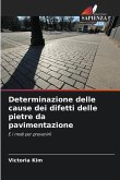 Determinazione delle cause dei difetti delle pietre da pavimentazione