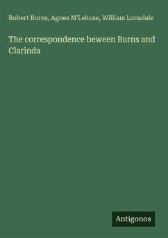 Cover The correspondence beween Burns and Clarinda