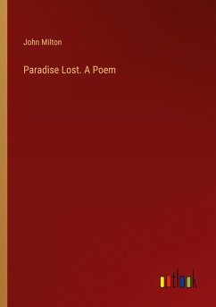 Cover Paradise Lost. A Poem