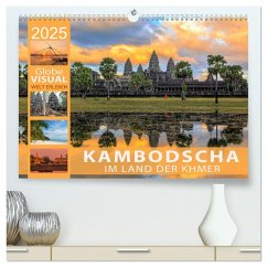 KAMBODSCHA - Im Land der Khmer (hochwertiger Premium Wandkalender 2025 DIN A2 quer), Kunstdruck in Hochglanz