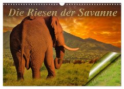 Die Riesen der Savanne (Wandkalender 2025 DIN A3 quer), CALVENDO Monatskalender