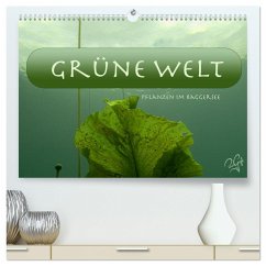 Baggersee - die grüne Welt (hochwertiger Premium Wandkalender 2025 DIN A2 quer), Kunstdruck in Hochglanz