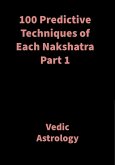 100 Predictive Techniques of Each Nakshatra Part 1 (eBook, ePUB) 100 Predictive Techniques of Each Nakshatra Part 1 (eBook, ePUB)