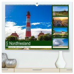 Nordfriesland, Zwischen Sylt und St. Peter Ording (hochwertiger Premium Wandkalender 2025 DIN A2 quer), Kunstdruck in Hochglanz - Calvendo;Wolff, Alexander