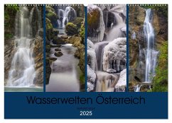 Wasserwelten Österreich (Wandkalender 2025 DIN A2 quer), CALVENDO Monatskalender