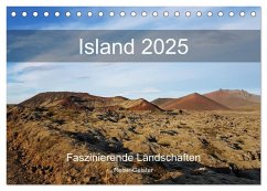 Island Wandkalender 2025 - Faszinierende Landschaftsfotografien (Tischkalender 2025 DIN A5 quer), CALVENDO Monatskalender