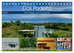 Das Podelta mit Chioggia und Comacchio (Tischkalender 2025 DIN A5 quer), CALVENDO Monatskalender