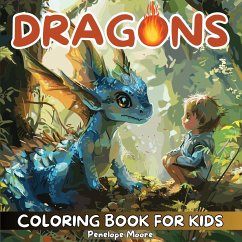 Dragons Coloring Book for Kids - Moore, Penelope