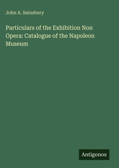 Cover Particulars of the Exhibition Non Opera: Catalogue of the Napoleon Museum