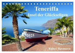 Teneriffa - Insel der Glückseligen (Tischkalender 2025 DIN A5 quer), CALVENDO Monatskalender - Calvendo;by Rainer Hasanovic, www.teneriffaurlaub.es