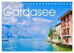 Gardasee, Italien (Tischkalender 2025 DIN A5 quer), CALVENDO Monatskalender - Calvendo;Jansen, Johannes