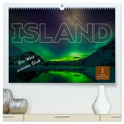 Island - die Welt erwartet Dich (hochwertiger Premium Wandkalender 2025 DIN A2 quer), Kunstdruck in Hochglanz