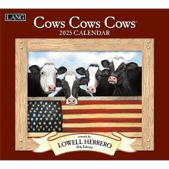 Cover Cows Cows Cows 2025 Wall Calendar
