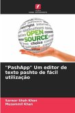 "PashApp" Um editor de texto pashto de fácil utilização