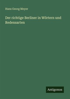 Cover Der richtige Berliner in Wörtern und Redensarten