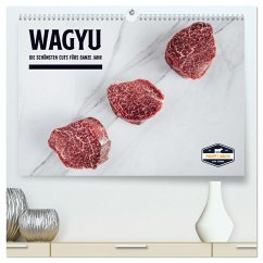 WAGYU (hochwertiger Premium Wandkalender 2025 DIN A2 quer), Kunstdruck in Hochglanz