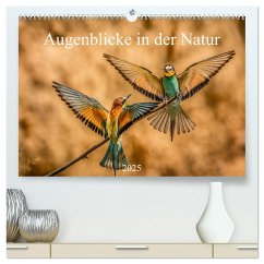 Augenblicke in der Natur (hochwertiger Premium Wandkalender 2025 DIN A2 quer), Kunstdruck in Hochglanz