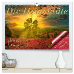 Die Heideblüte (hochwertiger Premium Wandkalender 2025 DIN A2 quer), Kunstdruck in Hochglanz