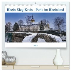 Rhein-Sieg-Kreis - Perle im Rheinland (hochwertiger Premium Wandkalender 2025 DIN A2 quer), Kunstdruck in Hochglanz