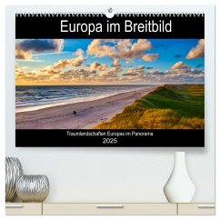 Europa im Breitbild (hochwertiger Premium Wandkalender 2025 DIN A2 quer), Kunstdruck in Hochglanz - Calvendo;Stenner, Clemens