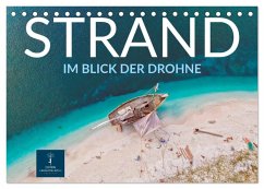 Strand im Blick der Drohne (Tischkalender 2025 DIN A5 quer), CALVENDO Monatskalender - Calvendo;Roder, Peter