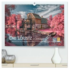 Die Lausitz in Infrarot (hochwertiger Premium Wandkalender 2025 DIN A2 quer), Kunstdruck in Hochglanz - Calvendo;Winzer, Martin