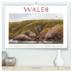 WALES - Die Küstenlandschaft von Pembrokeshire (hochwertiger Premium Wandkalender 2025 DIN A2 quer), Kunstdruck in Hochglanz