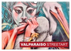 Valparaiso Streetart (Wandkalender 2025 DIN A3 quer), CALVENDO Monatskalender