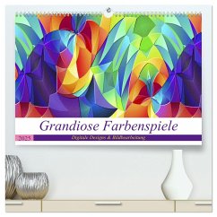 Grandiose Farbenspiele (hochwertiger Premium Wandkalender 2025 DIN A2 quer), Kunstdruck in Hochglanz