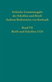 Kritische Gesamtausgabe der Schriften und Briefe Andreas Bodensteins von Karlstadt