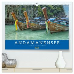 Andamanensee Randmeer des Indischen Ozeans (hochwertiger Premium Wandkalender 2025 DIN A2 quer), Kunstdruck in Hochglanz - Calvendo;Hartner, Bernd