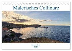 Malerisches Collioure in Südfrankreich (Tischkalender 2025 DIN A5 quer), CALVENDO Monatskalender