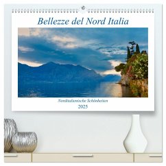 Bellezze del Nord Italia (hochwertiger Premium Wandkalender 2025 DIN A2 quer), Kunstdruck in Hochglanz