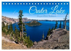 Crater Lake - Oregons blauer Vulkansee (Tischkalender 2025 DIN A5 quer), CALVENDO Monatskalender