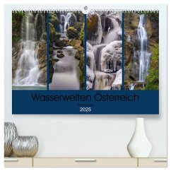 Wasserwelten Österreich (hochwertiger Premium Wandkalender 2025 DIN A2 quer), Kunstdruck in Hochglanz