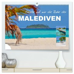 Erlebe mit mir die Ruhe der Malediven (hochwertiger Premium Wandkalender 2025 DIN A2 quer), Kunstdruck in Hochglanz - Calvendo;Büscher, Nadine