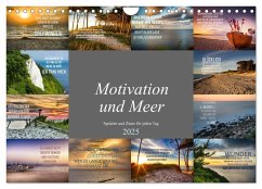 Motivation und Meer (Wandkalender 2025 DIN A4 quer), CALVENDO Monatskalender - Calvendo;Meutzner, Dirk